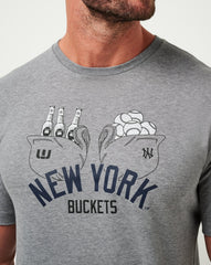 New York Yankees Strike One Tee Men|Game Day|New/Heather Grey