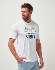 Chicago Cubs Strike One Tee Men|Game Day|New/White