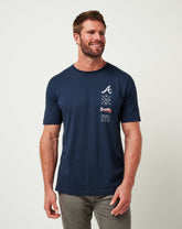 Atlanta Braves Sunset Slam Tee Men|New/Total Eclipse