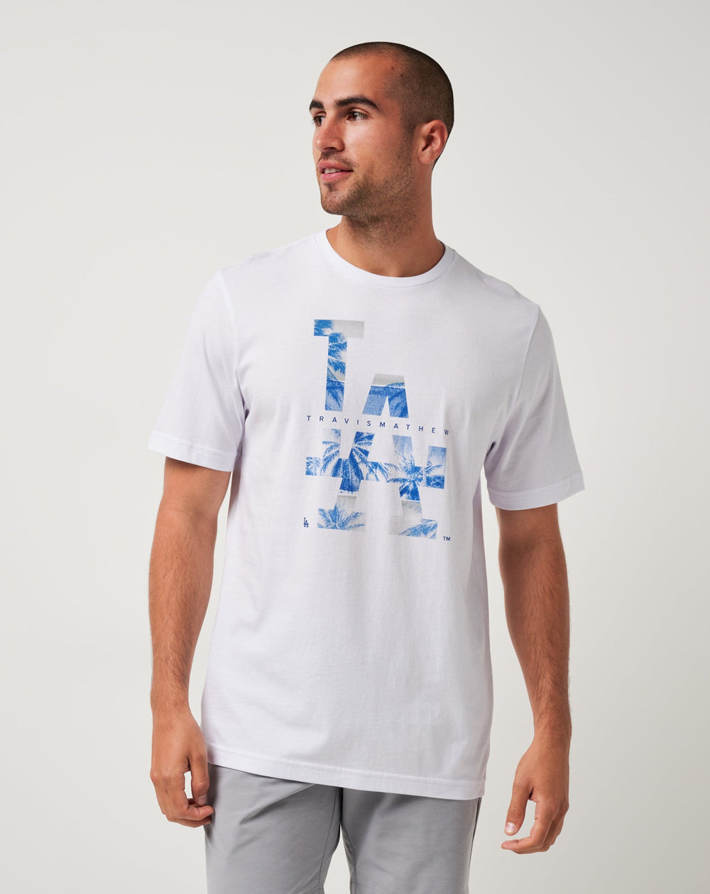 Los Angeles Dodgers Bleacher Breeze Tee Men|Game Day|New/White
