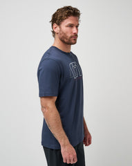 Local Phrases Tee Men/Blue Nights