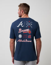 Atlanta Braves Friendly Rivalry Tee Men|New/Navy