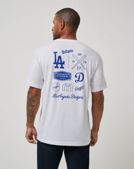 Los Angeles Dodgers Friendly Rivalry Tee Men|Game Day|New/White