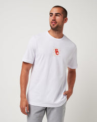 USC School Spirit Tee Men|Game Day|New/White