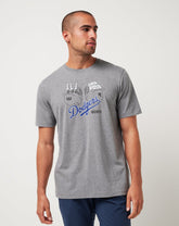 Los Angeles Dodgers Strike One Tee Men|Game Day|New/Heather Grey