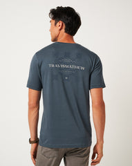 Preferred Status Tee Men/Mood Indigo/Vintage Indigo