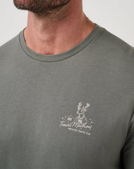 Run Rudolph Tee Men/Dark Olive