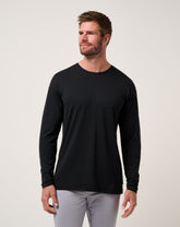 Performance Jersey Long Sleeve Tee Men/Black