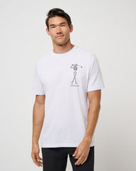 Golf Sucks Tee Men/White