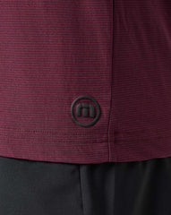 First Day Active Tee Men/Mauve Wine