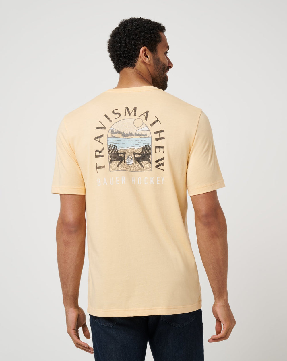 Empty Net Tee Men|New/Apricot