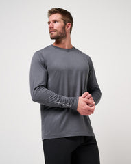 Court Control Tee Men|New/Heather Dark Grey