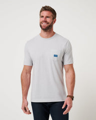 Travel Diary Tee Men/Heather Light Grey