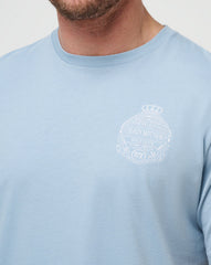 Name Association Tee Men/Dusty Blue