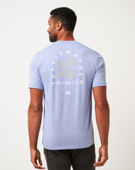 Night Diver Tee Men/Heather Violet Storm