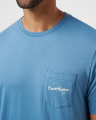 Bungalow Bliss Tee Men/Stellar Blue