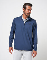 Wanderlust Quarter Zip Men|Golf/Mood Indigo