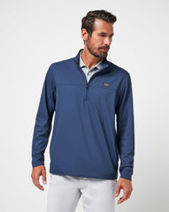 Wanderlust Quarter Zip Men|Golf/Mood Indigo
