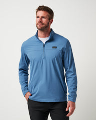 Wanderlust Quarter Zip Men|Golf/Copen Blue