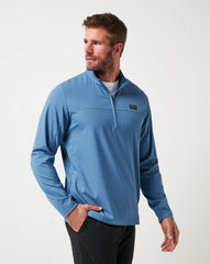 Wanderlust Quarter Zip Men|Golf/Copen Blue