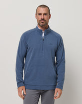 Performance Waffle Quarter Zip Men|Golf/Bering Sea