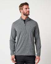 Heater Pro Quarter Zip Men|Golf/Heather Grey