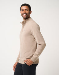 Cloud Quarter Zip 2.0 Men|Golf|New/Heather Portabella Brown