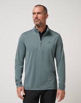 Heater Pro Quarter Zip Men|Golf/Balsam Green