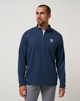New York Yankees Time To Tailgate Quarter Zip Men|Game Day|New/Navy
