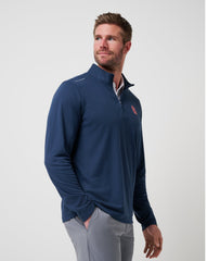 St Louis Cardinals Time To Tailgate Quarter Zip Men|New/Navy