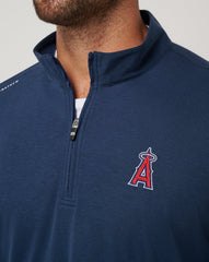 Los Angeles Angels Time To Tailgate Quarter Zip Men|New/Navy