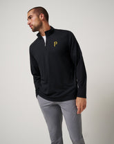 Pittsburgh Pirates Time To Tailgate Quarter Zip Men|New/Black