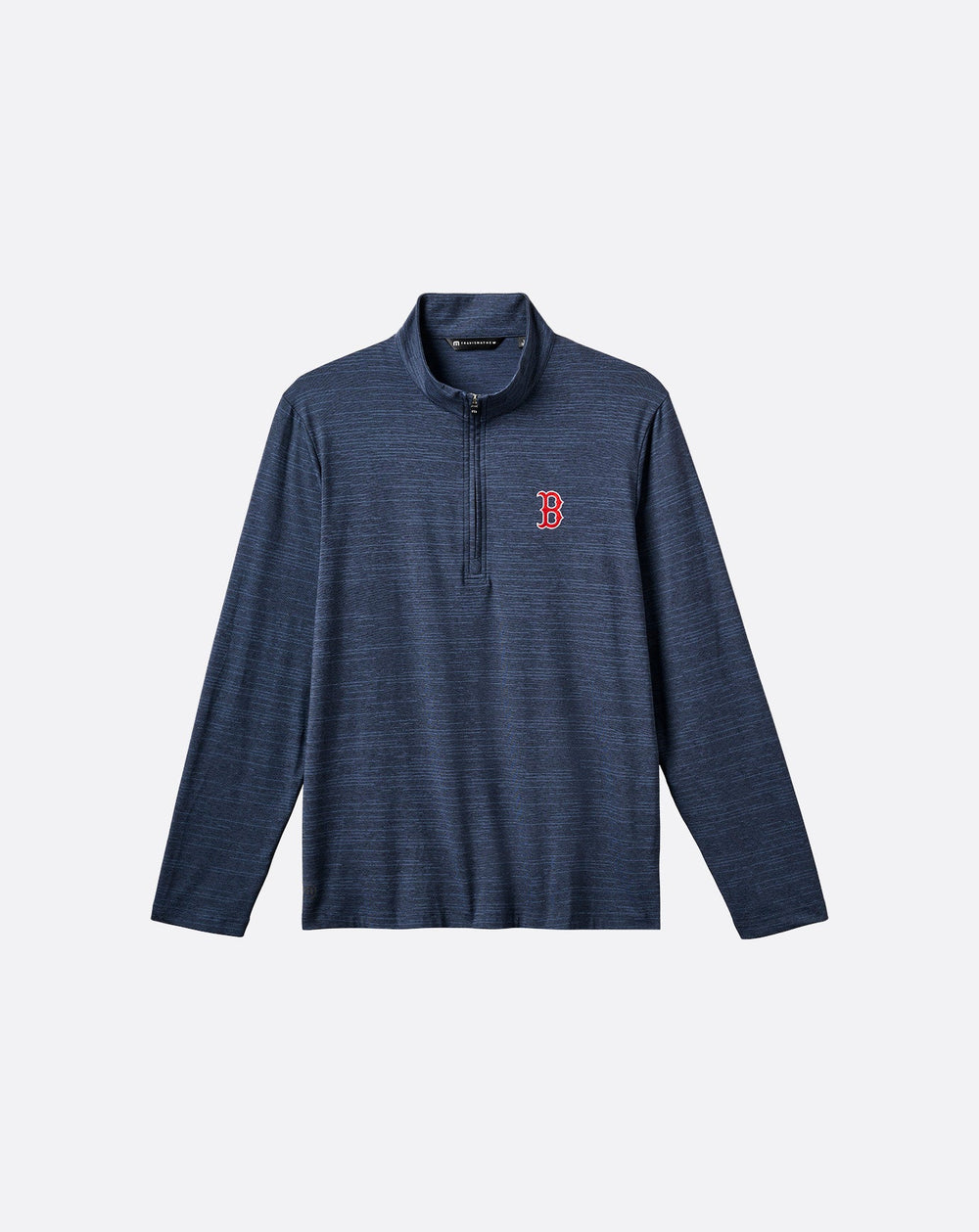 Boston Red Sox The Heater Quarter Zip Men|Game Day|New/Vintage Indigo/Black
