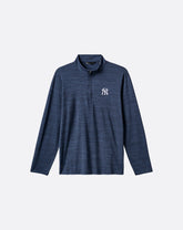 New York Yankees The Heater Quarter Zip Men|Game Day|New/Vintage Indigo/Black