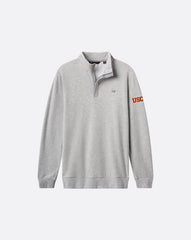 USC Cloud Quarter Zip 2.0 Men|Game Day|New/Heather Light Grey
