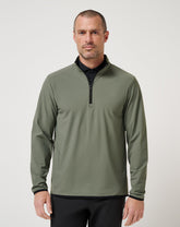 Jeep Tour Quarter Zip Men|Golf/Dark Olive