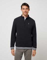 Happier Hour Quarter Zip Men/Black