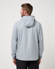 Out Of Pocket Hooded Quarter Zip Men|Golf/Heather Light Grey