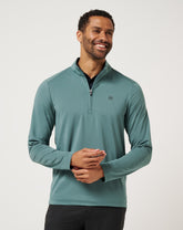 Heater Pro Quarter Zip Men|Golf/Silver Pine