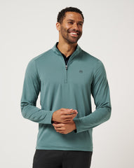 Heater Pro Quarter Zip Men|Golf/Silver Pine