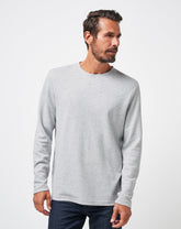 Cloud Waffle Crew Men/Heather Light Grey