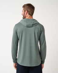 Performance Jersey Hoodie Men|Golf/Balsam Green