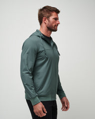 Wanderlust Hoodie Men|Golf/Balsam Green