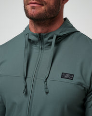 Wanderlust Hoodie Men|Golf/Balsam Green