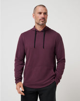 Upgraded Tech Hoodie Men|Golf/Heather Mauve Wine