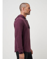 Upgraded Tech Hoodie Men|Golf/Heather Mauve Wine
