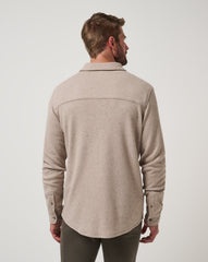 Cloud Waffle Shirt Jacket Men/Oxford Tan