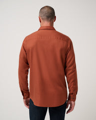 Cloud Flannel Button-Up Men/Maple