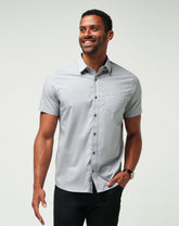 Across The Pond Button-Up Men/Heather Sleet