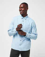 Barrel Of Laughs Button-Up Men/Dream Blue